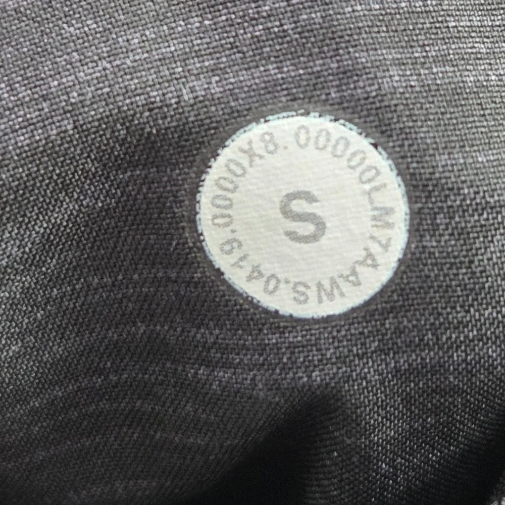 Lululemon T.H.E. Short Athletic Training Mens Small Black Heathered Drawstring
